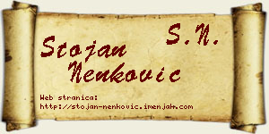 Stojan Nenković vizit kartica
